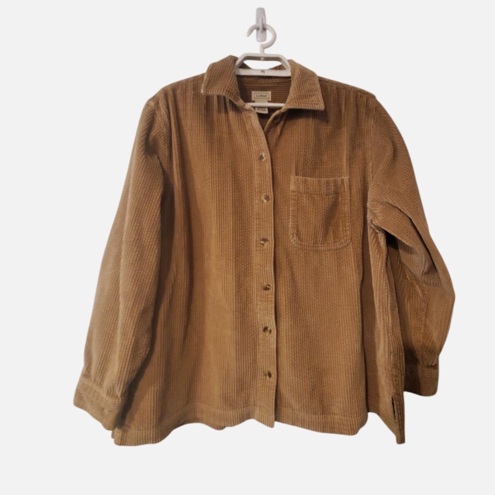 L.L. Bean Men's Tan Corduroy Jacket